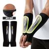 1-pair-Volleyball Arm Sleeves with Pads, Sports Arm Sleeves Support with Thumb Hole, for Men & Women, Ideal for Passing &Hitting