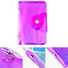 20-Slot PU Rectangular Nail Art Stamping Plates Holder Organizer Nail Stamp Template Album Storage Bag For 12X6cm Stencil Case