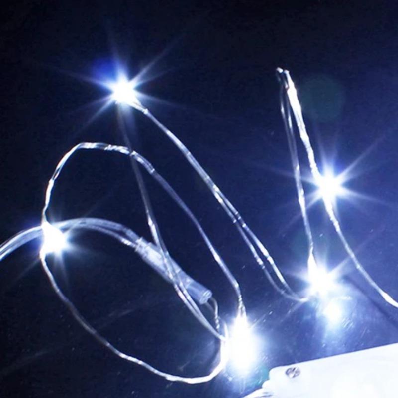 1/5/20M USB LED String Lights Copper Silver Wire Garland Light Waterproof Fairy Lights For Christmas Wedding Party Decoration