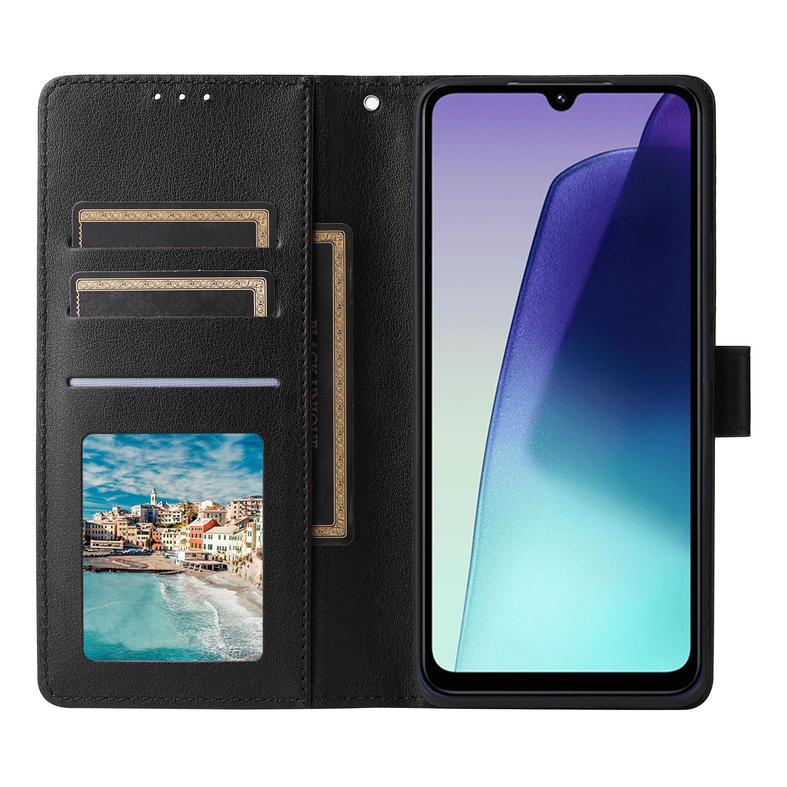 

Чохол-гаманець зі штучної шкіри для Xiaomi Poco C75 4G/Redmi 14R 5G/14C 4G Brown