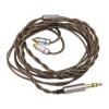 MMCX Earphone Cable 3.5mm Plug Silver Plated Copper Core Earbuds Upgrade Wire for Sennheiser IE300 IE600 IE900 3.9ft