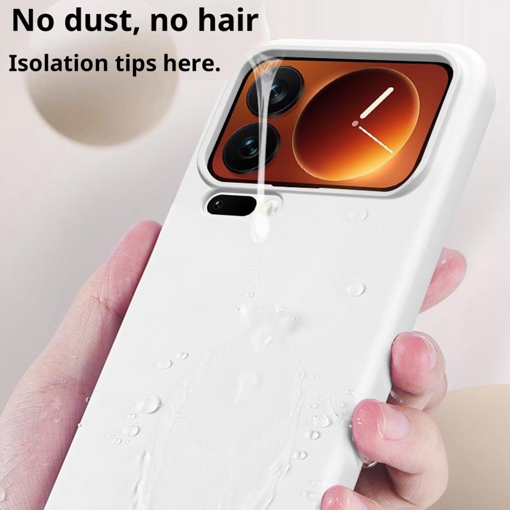 For Xiaomi 17 Case Skin-Friendly Liquid Silicone + PC Phone Cover
