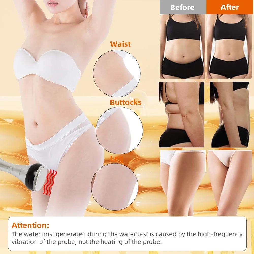 Durable And Safe 4 In 140K Cavitation Ultrasonic Body Slimming Machine Beauty Device Facial Massager Skin Tighten Face Lifting Vacuum Suction