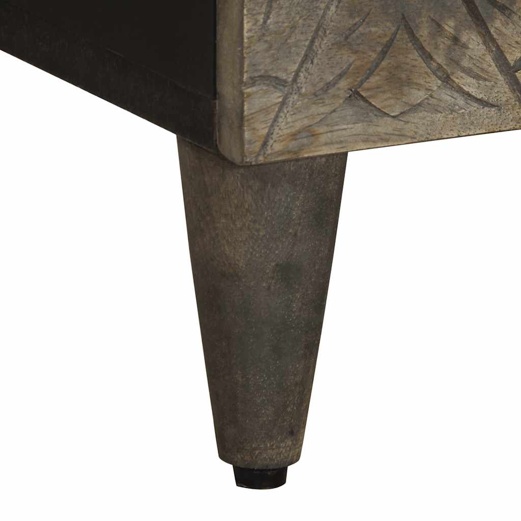 Komoda 80X33X75 Cm Drewno Lite Mango