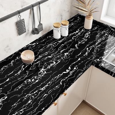 40cm Marble Self Adhesive Wallpaper Vinyl Contact Paper PVC Waterproof Wall Stickers For Kitchen Decorative Film Home Decor