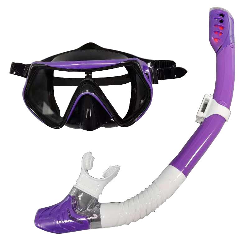 Professionelle Tauchmaske Schnorchelanzug Erwachsene Silikonlippe Antibeschlagbrille Schwimmausrüstung