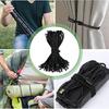 30Pcs 4mmx25cm Elastic Rope with Plastic Hook Heavy Duty Bungee Cord For Garment Repair Home Decoration And Packaging