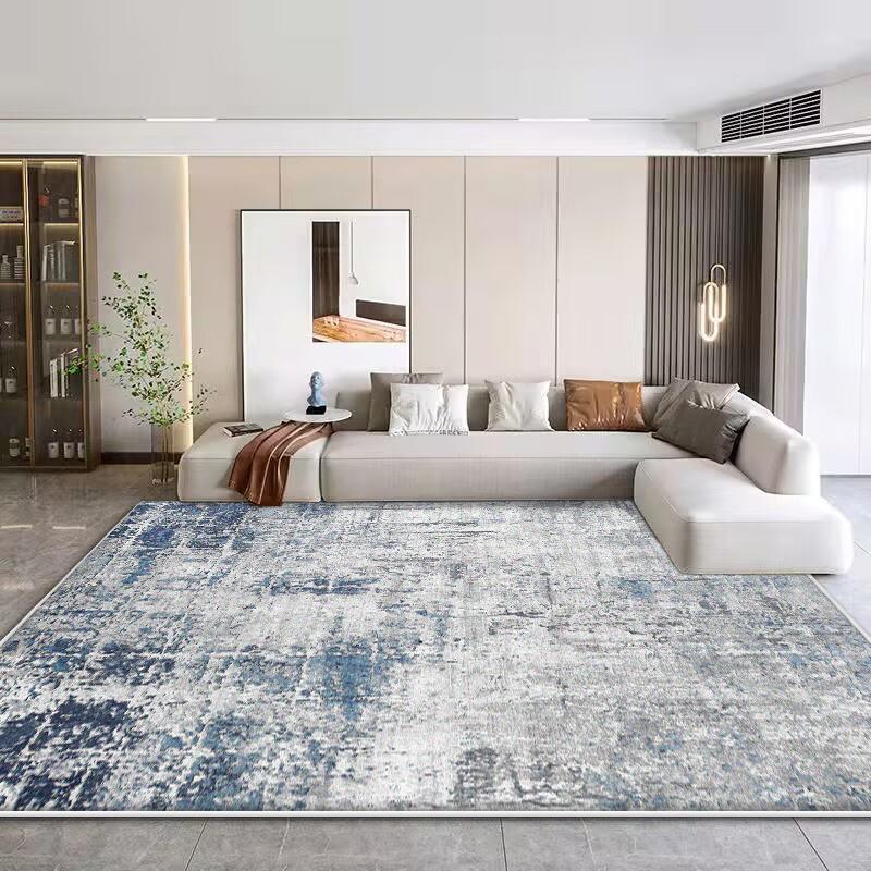 Modern Simple Rugs for Bedroom Large Area Living Room Decoration Soft Carpet Washable Lounge Floor Mat Anti-slip Cloakroom Rug