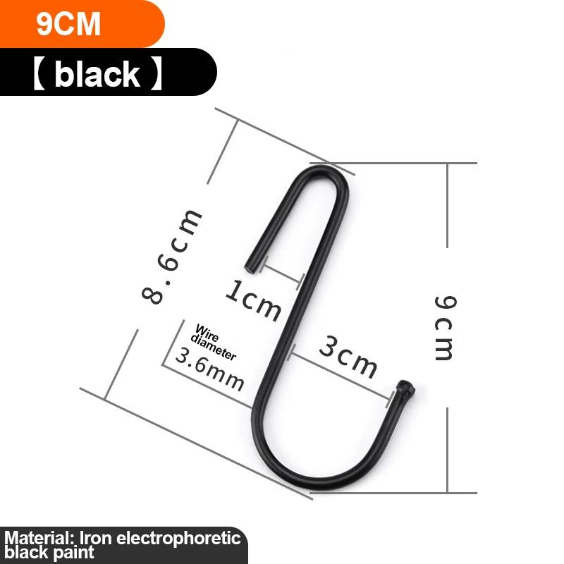 5/10pcs S-Shape Hook Stainless Steel Clothes Bags Towels Hanging Rack Multi-function Kitchen Bedroom S Hooks Railing Hanger