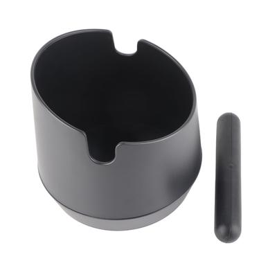 Coffee Knocking Slag Bucket ABS Coffee Machine Grounds Box Coffee Bar Powder Slag Storage Bucket Fat Type