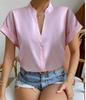 Summer V-neck Women's Shirt