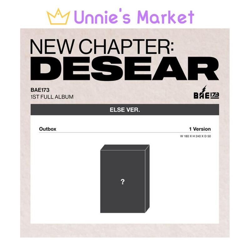 [Pre-order] BAE173 [NEW CHAPTER  DESEAR] ELSE Ver. (EVER Ver.) + Free Gift