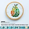 Handmade Glass Mosaic Cup Mat Pixel Puzzle DIY Kit - Educational Toy