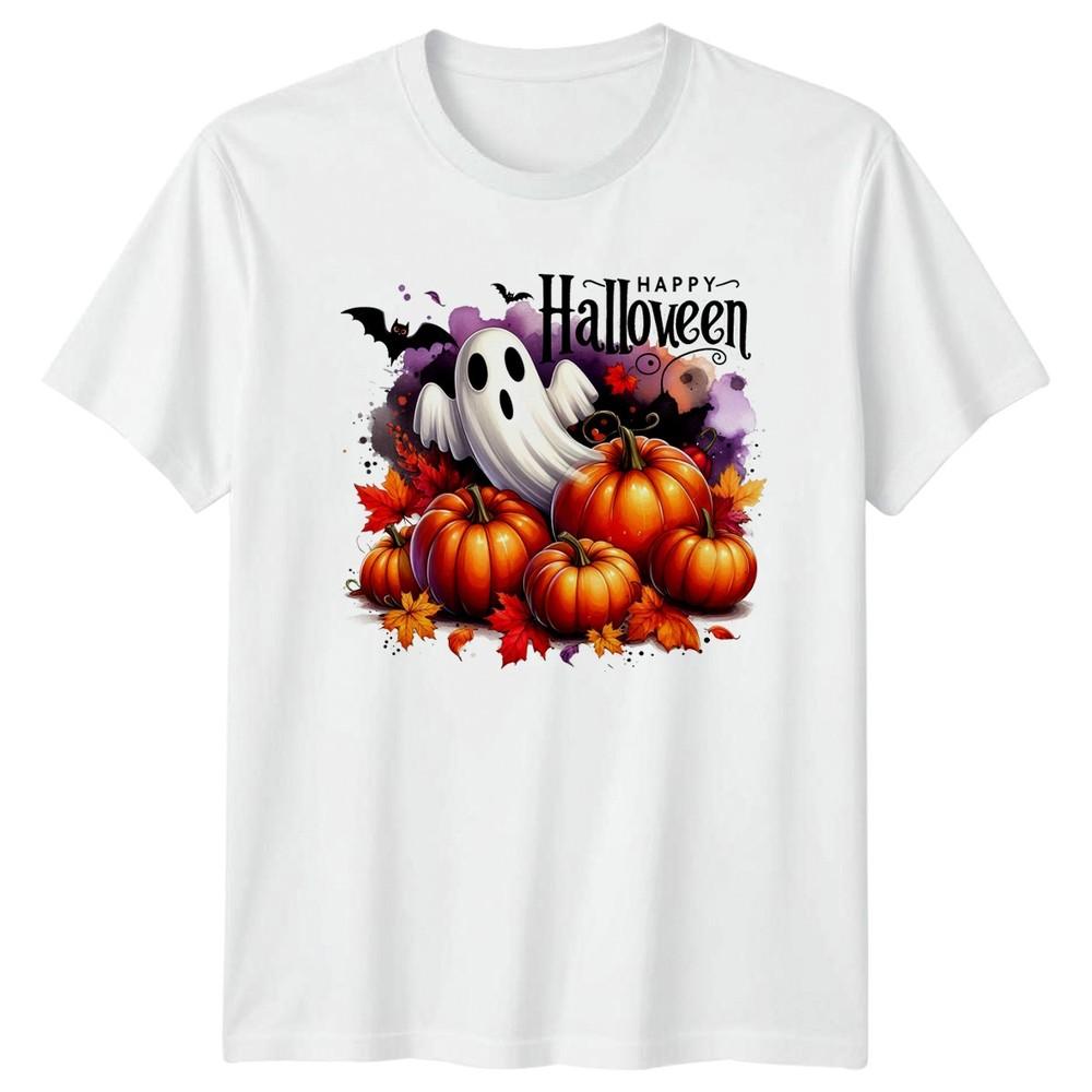 Happy Halloween TShirt Ghost Pumpkin Halloween Gift For Him And Her S