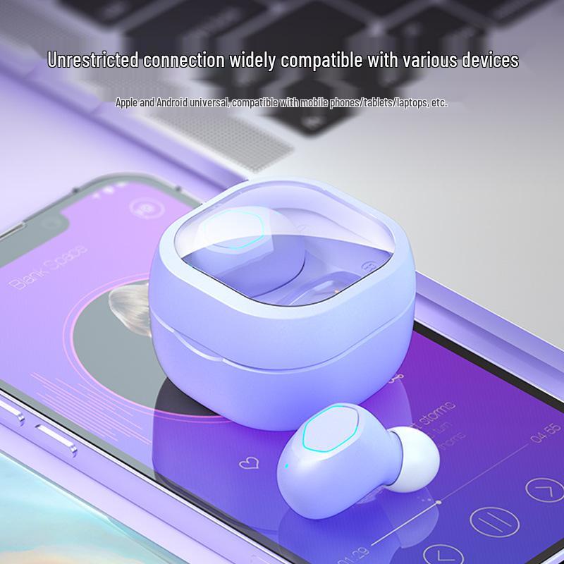 M21 True Wireless Bluetooth Earphones: In-ear Noise Reduction, Compact, Portable, Ideal for Sports and Music.