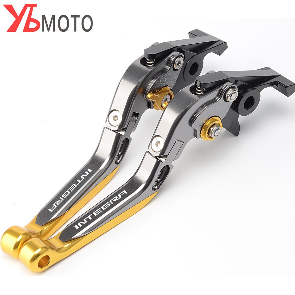 Motocyklové skládací výsuvné CNC nastavitelné páky brzdové spojky pro Honda Integra 750 DCT Integra750 2014 2015 2016 2017 18