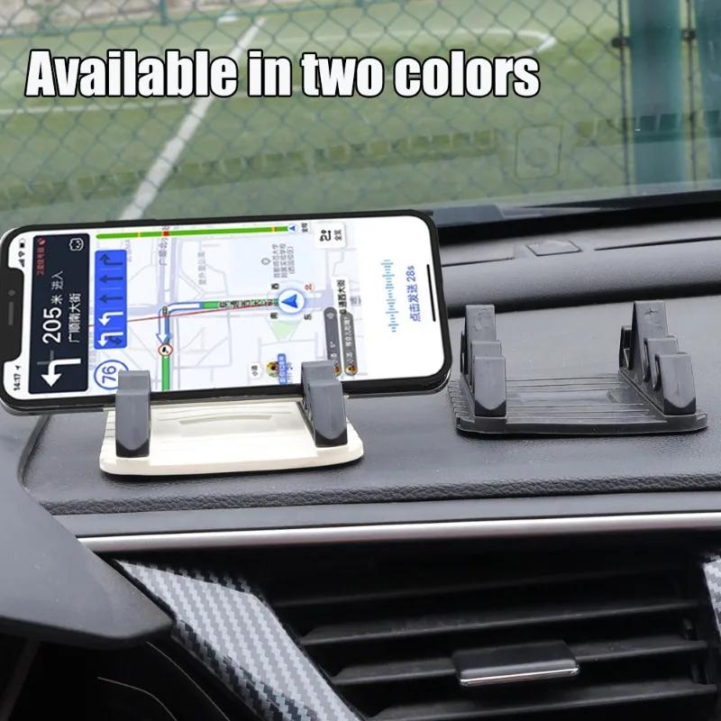 New Anti-slip Car Phone Holder Dashboard Paste Mount Phone Navigation Stand for Samsung Xiaomi Huawei Non-slip Support