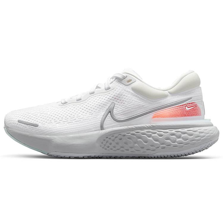 New Nike ZoomX Invincible Run Flyknit White Pure Platinum Chile Red CT2228-102