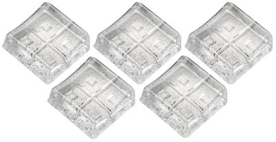 Aderia Chopstick Maximum X X Set of Crystal Made In (ADERIA) Rests, Square, 3.5 3.5 1.6cm High, 5, Glass, Japan, F-70861