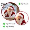Seasonal Living Room Decoration Santa Claus Window Sticker Static Removable Decal Waterproof Creative Christmas Gift Ideas Festive PVC Decal