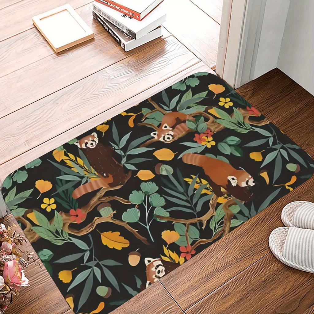 1PC Tranquil Waters Kitchen Rug Non-Slip Door Mat Pop design Bathroom Rug Bath Mat Carpet for Home Sink Laundry ecoreeree