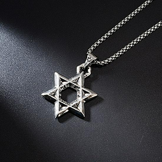 Trendy Titanium Steel Men's Dog Tag Necklace - Hip-Hop Style Pendant Chain