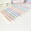 Kawaii 6 Designs Decorative Stamps Diy Crafts Cartoon Scrapbooking Stamp Multipurpose Press Inkpad Stamps Journal Planner