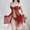 Sexy Pajamas Lingerie Female Sexy Bared Tits Seductive Slutty Bed Teasing Passion Lace Suspender Nightdress