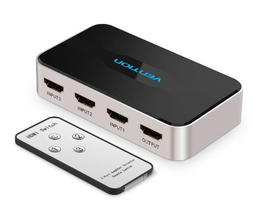 New Hd Mi Splitter 5 In 1 Out 4K/30Hz Hd Mi 5x1 3x1 Adapter for X Box 360 TV Mi Box Switch Ps5 Ps4 3 In 1 Out 2.0 Switcher