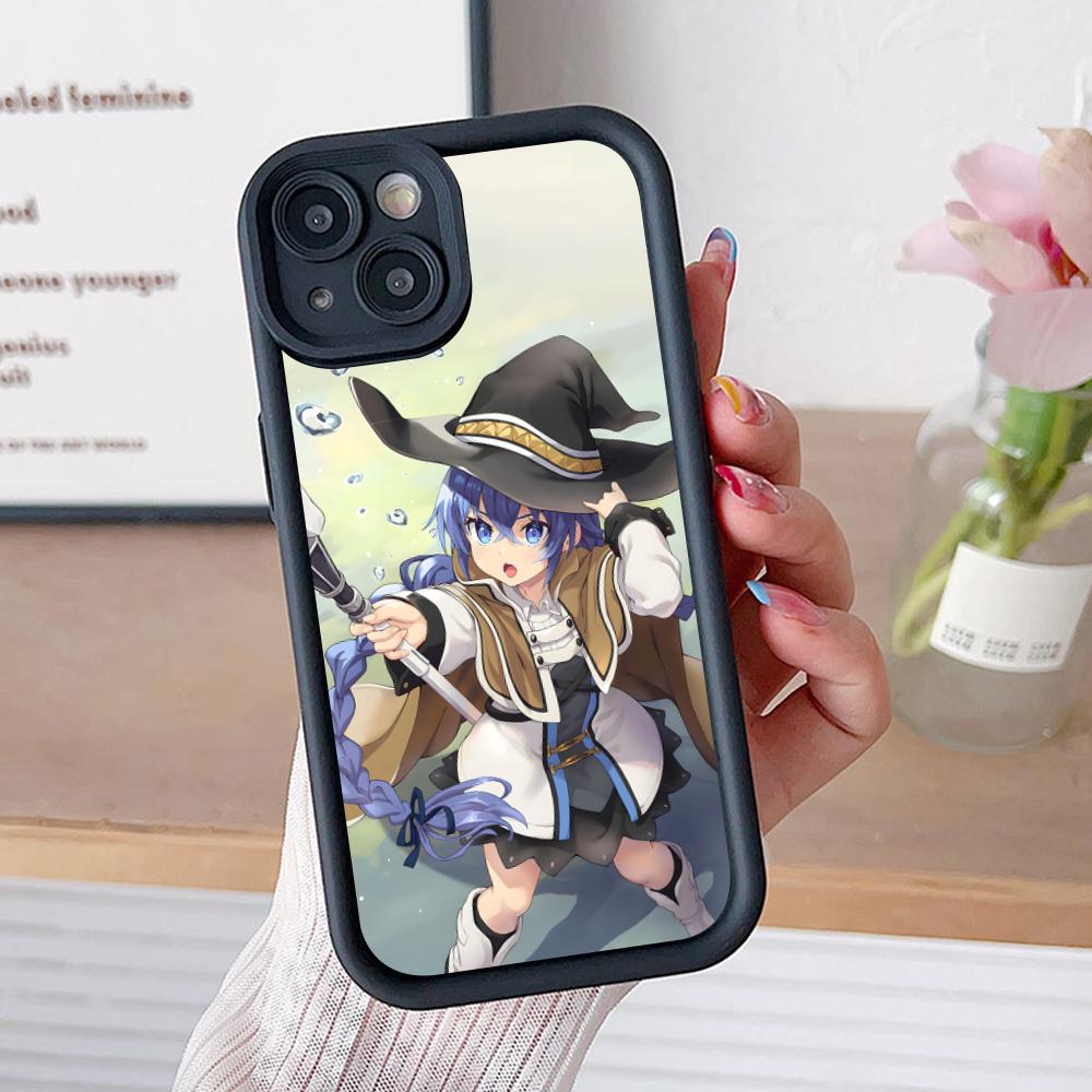 Mushoku Tensei Roxy Mobile Phone Case for iPhone 17 16 15 14 13 12 11 Air Pro Max Plus Thicken TPU Colorful Cover Cover Luxury
