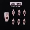 Nagelkunst Harz Diamant Schmuck Nagel Dreidimensionale Schnitzerei Diamant Schmuck Symphony Blume Tragen Nagelaufkleber