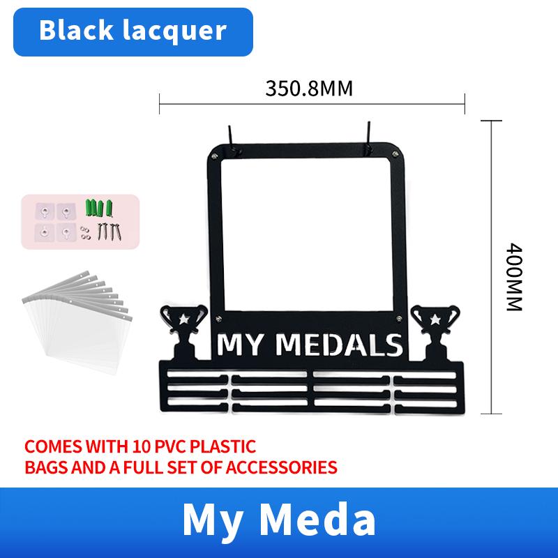 Factory Direct Custom Large Wall Hanger Metal Medal Display Rack for Bulk Medals & Awards Storage