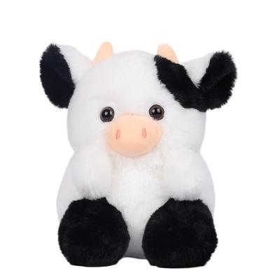 Peluche Kawaii a forma di mucca fragola per bambini, bambola morbida, cuscino multicolore, regalo di Natale, 20 cm