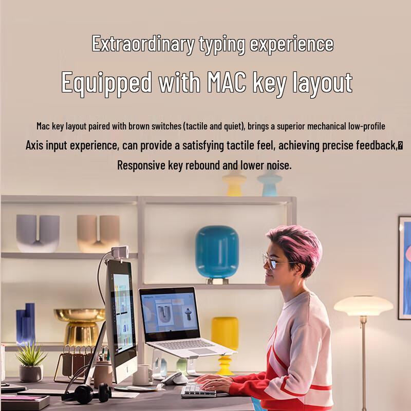 Logitech MX Mechanical Master Series Mini Wireless Keyboard for Mac