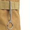 Outdoor EDC Multifunction Tool Wallet Stainless Steel Keychain Key Ring Clasp Carabiner Money Clip Camping Accessories