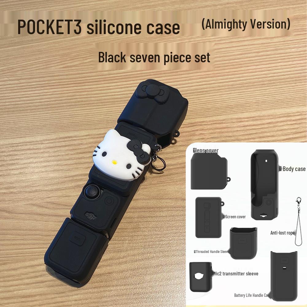 Cartoon DJI Pocket 3 Silicone Protective Case for Action Camera