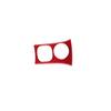 Red Carbon Fiber Ignition Switch Cover Trim For Chevrolet Corvette C5 1998-2004