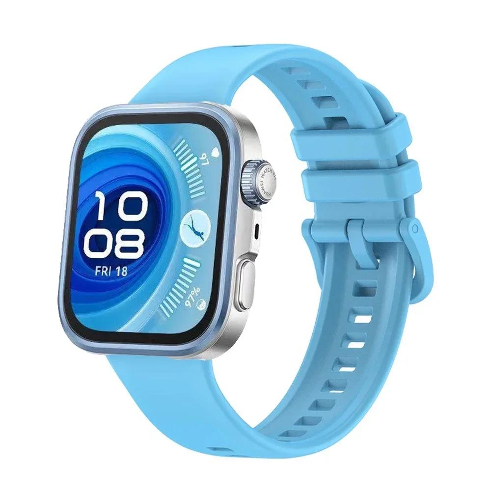 Silikonarmband für Huawei Watch Fit 4 4 Pro Band Buntes Schnallenarmband Armband Huawei Watch Fit 3 Armband Zubehör