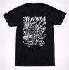 Trivium Dragon Sigil Metalcore Tee: High Contrast Black White - Mythic Band Apparel, Soft Cotton, Unisex Fit