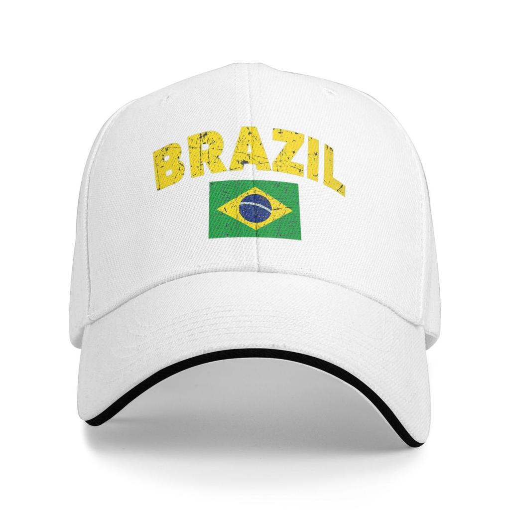 Brazil Soccer Team Football Brazilian Flag Baseball Caps Snapback Baseball Hats Breathable Casual Casquette Outdoor Unisex