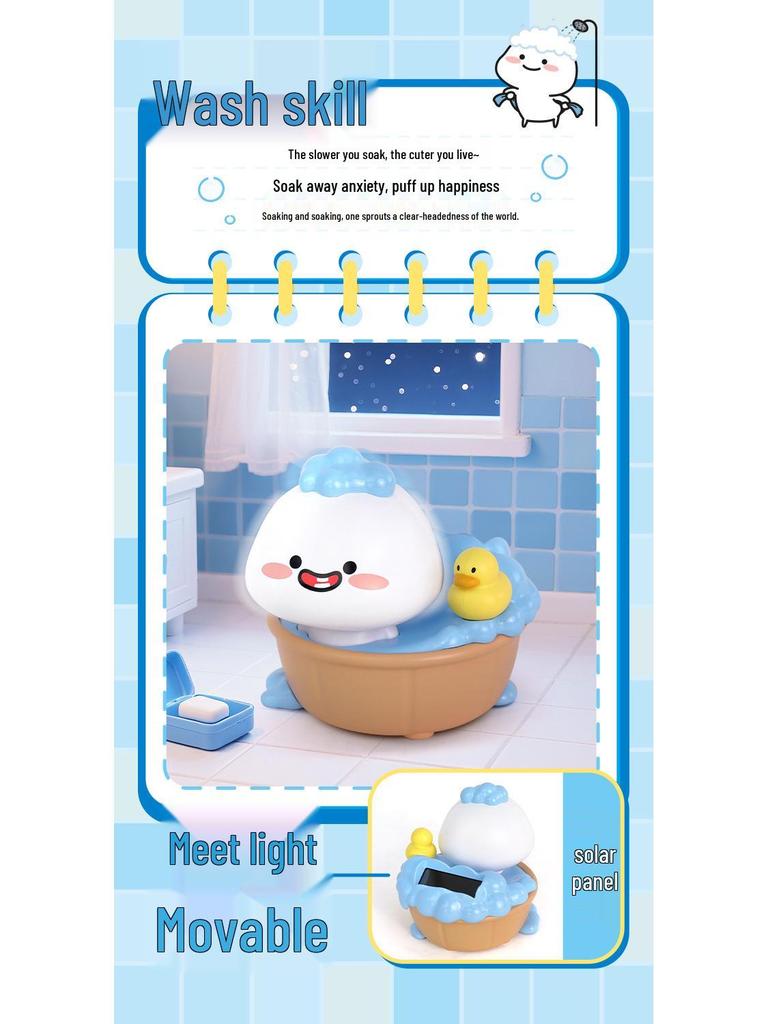 Shifeng LK2508 Solar-Powered Blind Box Series: Officially Licensed Adorable Baby Desktop Ornaments