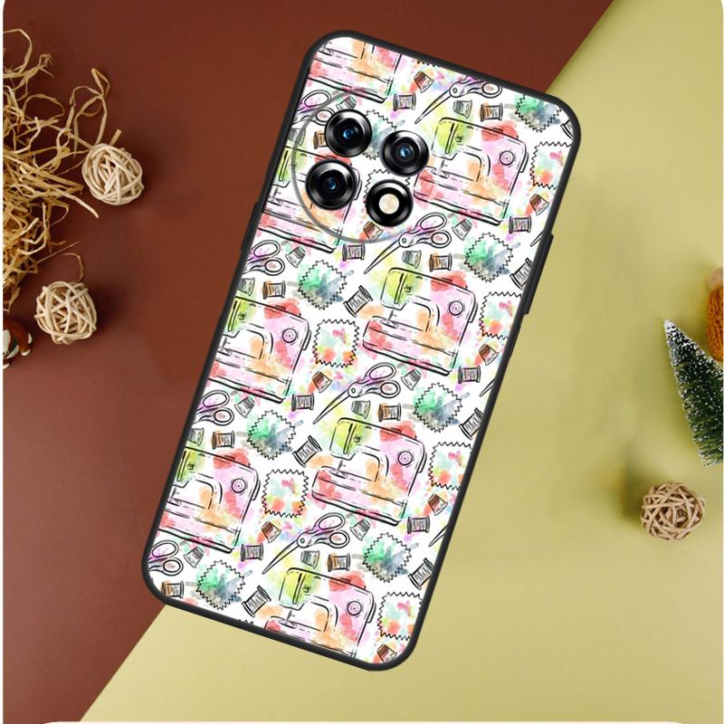 Sewing Machine For OnePlus 13 13R 12 12R 11 9 10 Pro 8T 9RT 10T 10R Nord 4 CE 2 3 Lite N20 N30 Phone Case