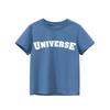 Brand Foreign Trade 2026 Summer New Style Big Kids' Tops with Letter Print, Children's Loose Cotton Round Neck Short-Sleeve T-Shirt
