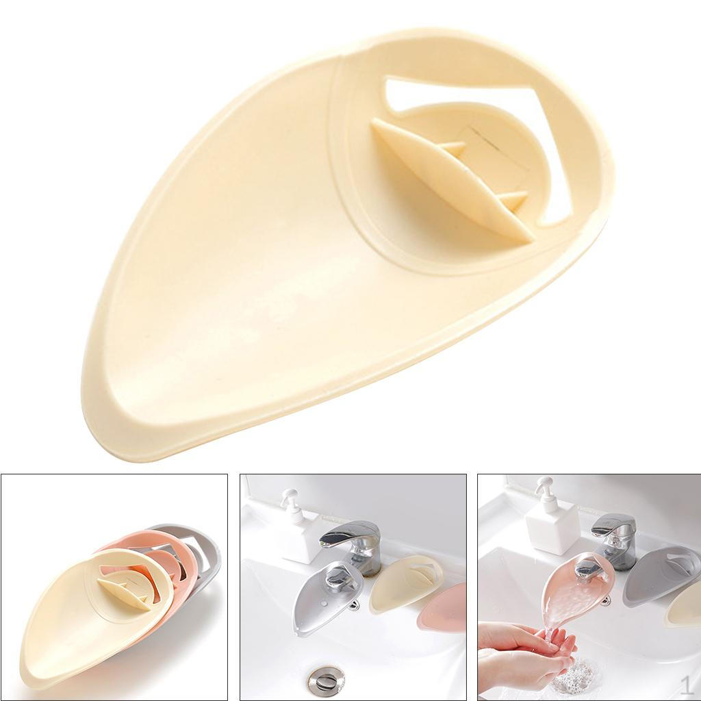 Bathroom Faucet Flexible Tap Waterflow Guide for Toddler Kids Hand Washing