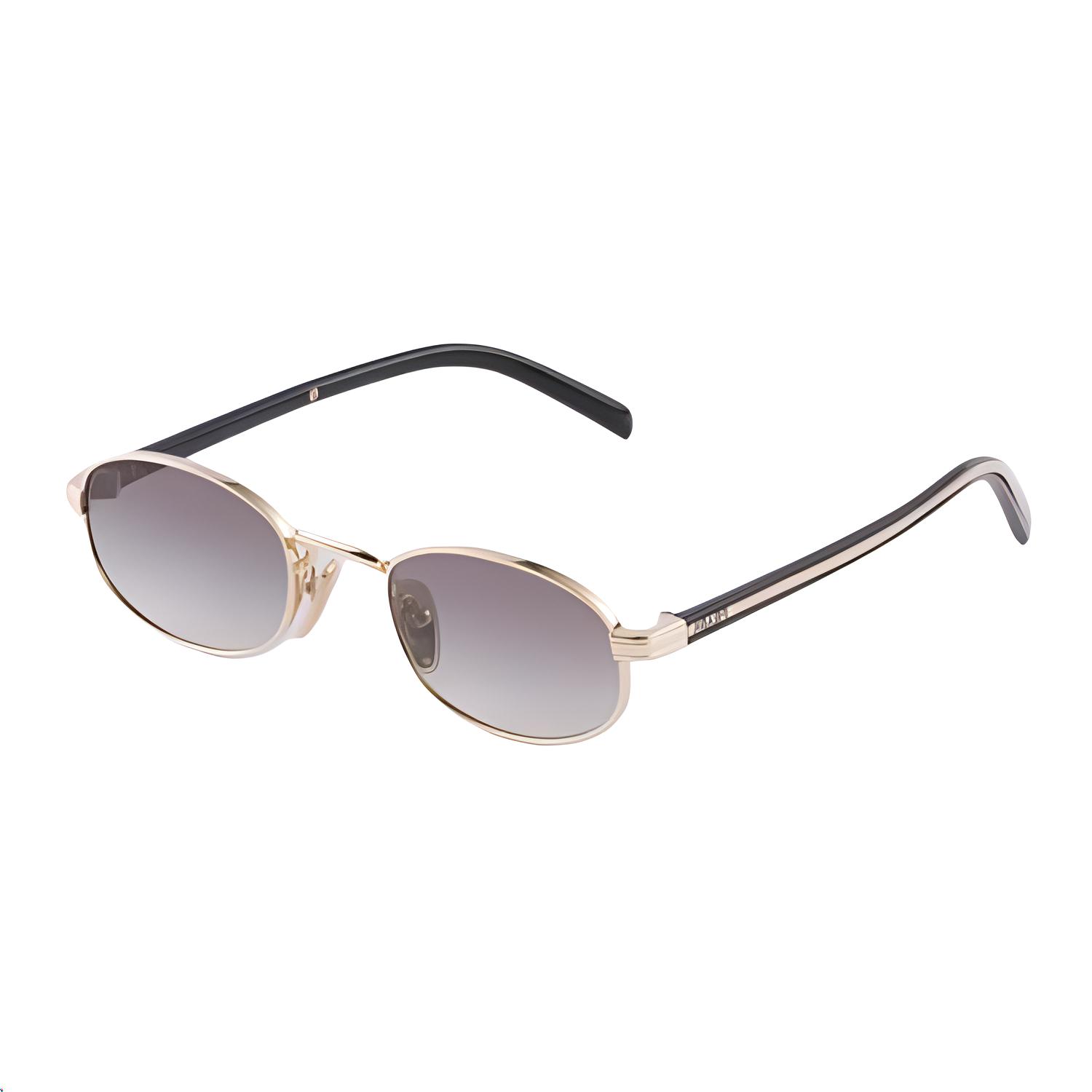 Prada Logo Design Metal Round Sunglasses