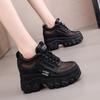 Height-enhancing Shoes for Women, Old Shoes, Breathable Summer Mesh Shoes, Casual Platform Shoes, White Shoes