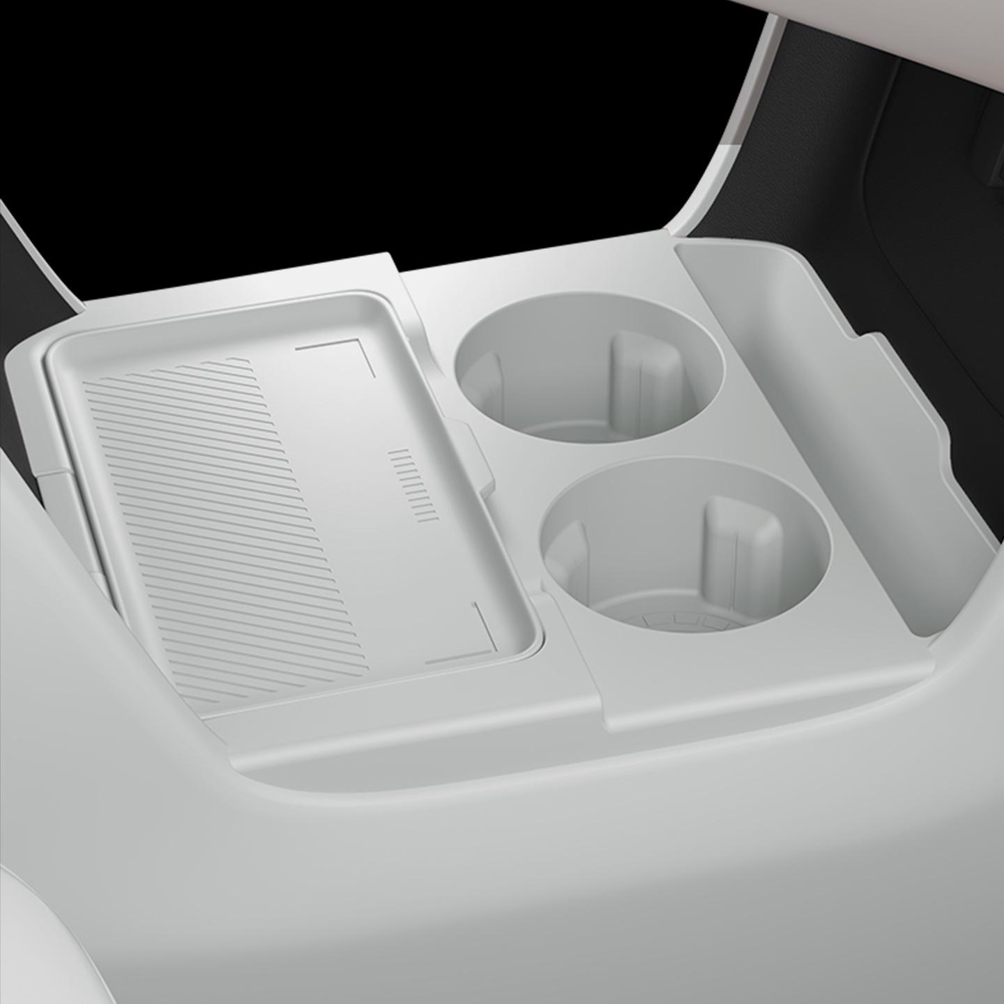Deep Blue S09 Center Console Storage Organizer with Silicone Mat