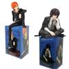 New 13Cm Bungo Stray Dogs Anime Dazai Osamu Nakahara Chuuya Action Figure Noodle Stopper Sitting Pose Pvc Mini Statue Model Toys