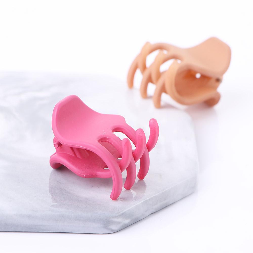 Simple Girls Acrylic Scrub Women Hair Clips Hair Claw Hairpins Hair Accessories