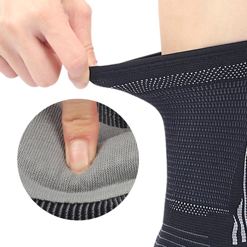 Knitted Sports Silicone Ankle Brace Elastic Pressure Ankle Shock Absorption Anti-collision Fixed Support Ankle Brace